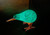 Glow In The Dark Glass Kiwi-6cm