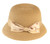 Art Deco style cloche hat with floral ribbon - various colours