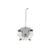 Wobbly fluffy sheep Christmas ornament with glitter details