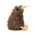 Realistic grey New Zealand kiwi soft toy, small 15cm size