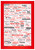 Red New Zealand place names 100% cotton souvenir tea towel