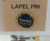 Napier, New Zealand Lapel pin / badge | Art Deco style font