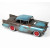 Retro style metal blue Patina Chev