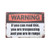 Retro Tin Sign- Warning If you Can Read This