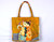 Colourful cat design tote bag