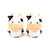 Black and White Cow Ceramic Salt And Pepper Set