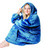 Blue Hooded Sherpa
