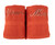 Mine And Yours Embroided Towels,red