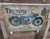 retro style tin sign | Triumph 1929