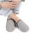 Grey Alpine Cord non-slip slipper slumbies nz