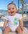 Napier New Zealand Baby Romper – Two Turtles, Sizes 000–1