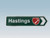 New Zealand Road Sign Magnet - Hastings (with map of NZ)