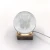 Butterfly crystal ball LED light on wooden base
