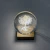 Tree of Life etched into crystal ball with LED light