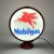 Mobilgas LED round lamp lights on