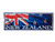 New Zealand Souvenir Number Plate Tin Sign - NZ flag