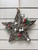 Hanging star Christmas wreath unlit