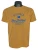 Mustard New Zealand adult souvenir T-shirt with Discover New Zealand design