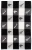 Black 100% cotton waffle  tea towel with NZ icons design