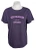 NZ Ladies' Souvenir T-Shirt - Purple with New Zealand Aotearoa est 1840