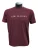 NZ Souvenir Adult's T-Shirt - Burgundy with embroidered Kiwi