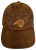 NZ Souvenir Cap - Tan Oilskin with Kiwi Design
