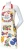 NZ Souvenir Apron - Cream with Colourful Native Birds and flowers