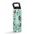 NZ Insulated Drink Bottle | Teal With Colourful NZ Birds and Flowers design