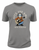 Grey adult Rock and Wool T-shirt with a sheep playing guitar in headphones and sunglasses