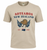 Beige Adult's NZ T-Shirt | Embroidered Kiwi, Fern and NZ Flag