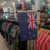 small NZ flag on plastic black stick 18cm x 9cm