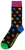 ProKiwi black New Zealand socks with colourful kiwi birds
