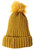 Solid Knit Stripe Beanie with Pom Pom (comes in lots of colours)