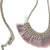 Wide tassel drop pendant (available in 5 colours)