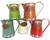 Tin Jug with no place like  HOME on side - comes in 5 colours