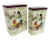 set of 2 tin cans (5 themes)