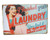 Retro Vintage Style Tin Plaque - laundry garbage