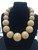 50cm long Graduated Wooden Bead necklace
