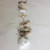 Driftwood, stone and whitewashed solid heart garland (approx 80cm long)