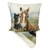 Cushion Cover - Plush - 2 horses