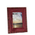 Burgandy red photo frame 6 x 4 vertical with studs around the edge