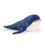 soft toy whale 25cm - made from recycled plastic bottle