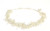 Ivory Circlet hair piece with comb