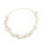 white lace circlet hair piece with comb