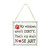 Pet Hanger sign - My windows aren't dirty, that's my dog's nose art