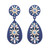 boho style bling earring on posts (various colours)