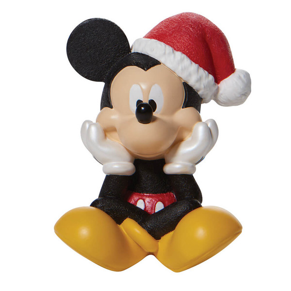 Disney Christmas Mickey Mouse figurine (7.5cm tall)