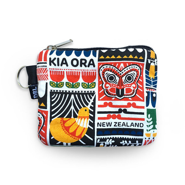 NZ Kiwi icon with Scandi Inspired design - coin purse