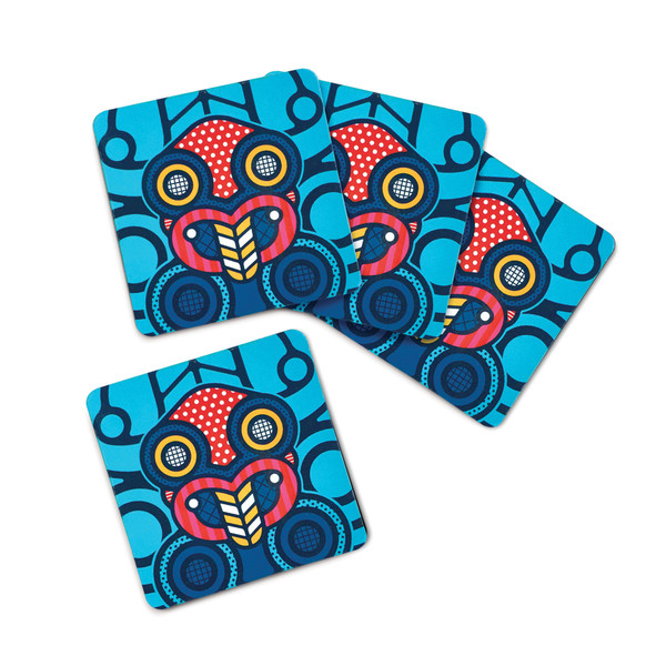 Coaster Set - Pop Tiki Nz