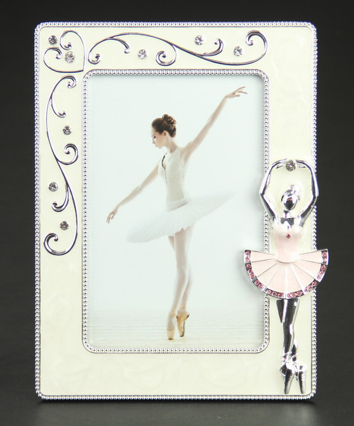 Ballet dancer photoframe (upright) to fit 6x4 photo